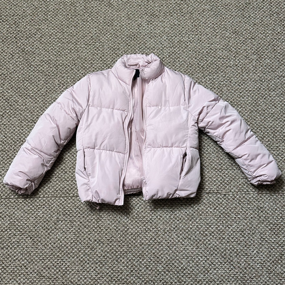 Forever 21 Light Pink Puffer Jacket